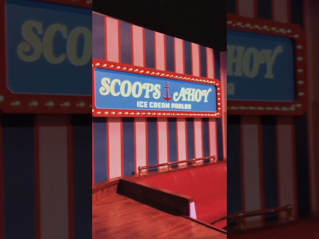 Vídeo relacionado con Flip Scoops Ahoy Ice Cream Parlour Hawkins - Camiseta para hombre, mujer y niño, azul marino, 60