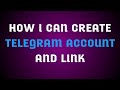 OPEN TELEGRAM ACCOUNT AND TELEGRAM LINK IN 2021 OMEXA APP