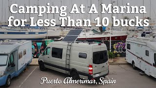 Marina Camping in Puerto Almerimar, Spain // Family Van Life in Europe
