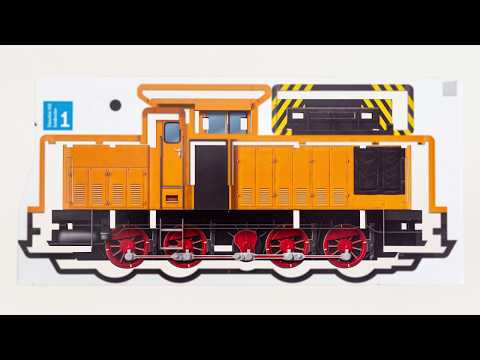 Die Stiftebox Diesellok V60 - Aufbau Schritt für  Schritt