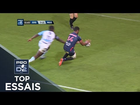 TOP Essais de la J2 – PRO D2 – Saison 2017-2018