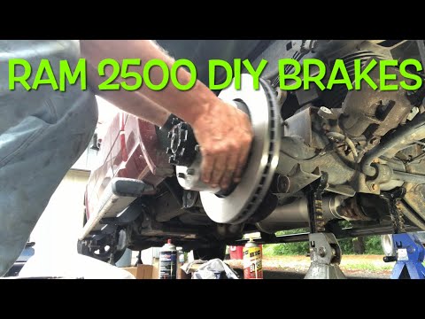 How to change your 2018 RAM 2500 Brakes and Rotors #howto #brakes #ram #ram2500