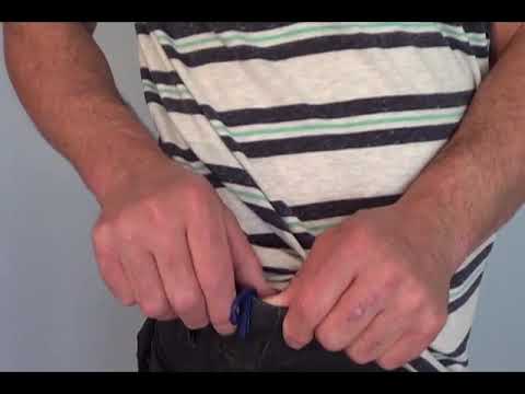 YouTube video about: How to tighten pants without belt?