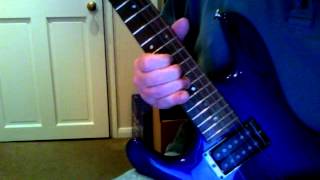 Saxon - Dallas 1pm Guitar solo cover