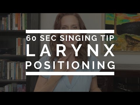 60 Second Singing Tip: Larynx Position | Arden Kaywin Vocal Studio