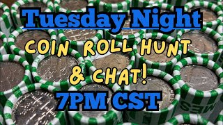 🔴 1/13/26 Tuesday Night Coin Roll Hunt & Chat! Hunting Dimes! Let’s go SILVER!