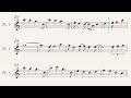 A Whole New World Flute Duet Score