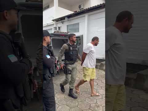 Veja em vídeo a prisão de “Beira-Mar” em São Mateus