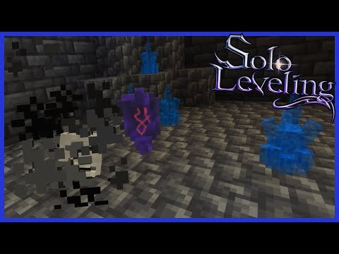 Unearthing a Powerful Rune Stone in Minecraft!? Ep. 8 Solo Leveling Mod