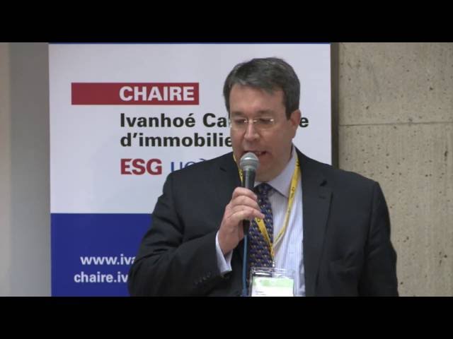 Acfas 2016: Colloque 497 en immobilier – Sylvain Villiard, GP Gouvernance Plus