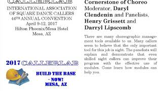 2017 CALLERLAB Convention, Mesa, AZ - Cornerstone of Choreo (Audio)