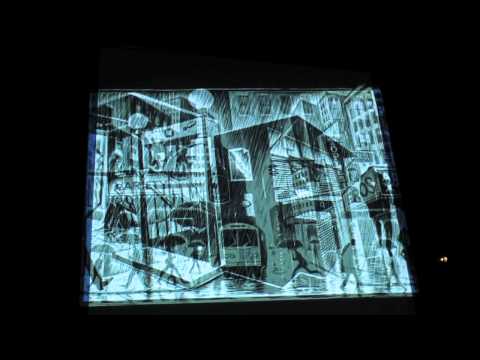 Eric Drooker, pt1- For Everybodys Eyeballs on a Late Sunday Night - at Occupied Wall Street