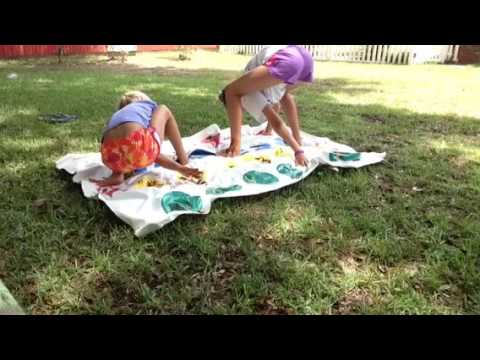 Our messy  twister challenge