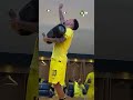 Sancho leads Adele singalong after BVB knock out PSG #football #shorts