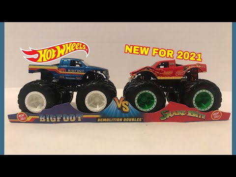 *NEW FOR 2021* BIGFOOT VS SNAKE BITE! THROWBACK PACK REVIEW! (HWMT)