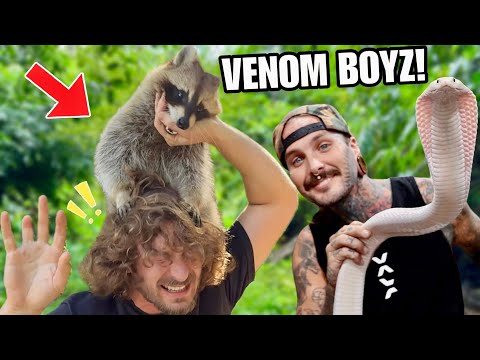 Visiting my friend’s PRIVATE ZOO! @TylerNolan 