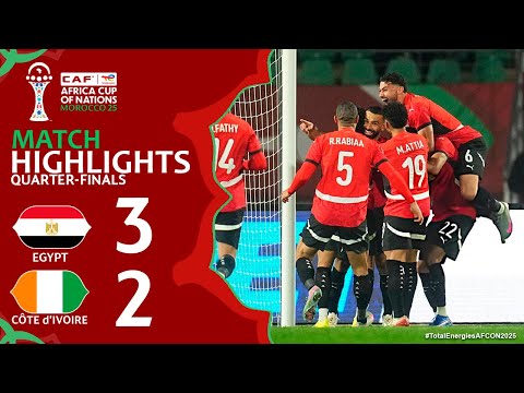 Egypt vs Ivory Coast | 3-2 | Highlights | Africa Cup of Nations 2025 | Egypt Côte d’Ivoire