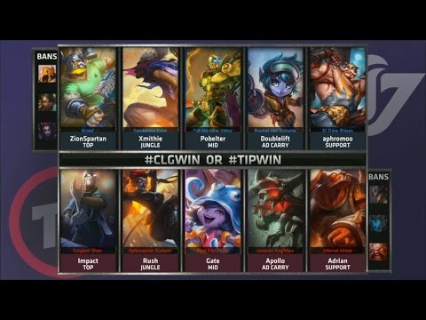 CLG vs TIP Game 1 Highlights - CLG vs TEAM IMPULSE - SEMIFINAL NA LCS SUMMER 2015 PLAYOFFS