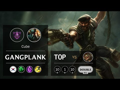 Gangplank Top vs Renekton - KR Master Patch 9.15
