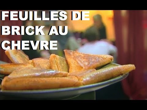 Les recettes de Julie Andrieu : Feuilles de brick au chèvre