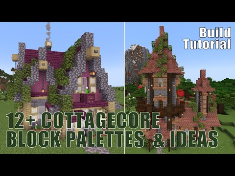Jax and Wild - Minecraft Cottagecore Build Palettes | How to Use Colour in your Builds