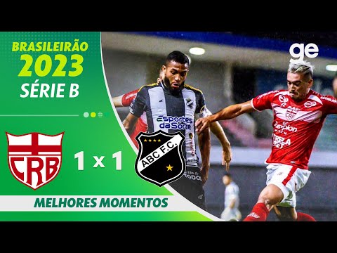Gols e lances de CRB x ABC-RN