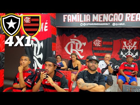 FOI POUCO ! REACT -GOLS- BOTAFOGO 4X1 FLAMENGO- HUMILHAÇÃO- BRASILEIRÃO 2024