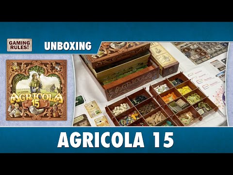 Agricola 15 - Unboxing
