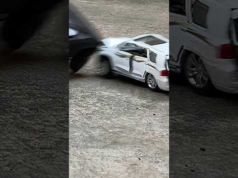 High Speed Tesla Cybertruck Crash 😳 #shorts