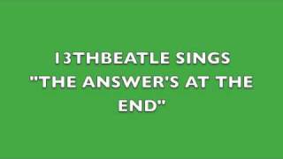 THE ANSWER&#39;S AT THE END-GEORGE HARRISON COVER