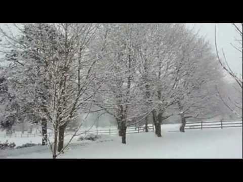 Snowfall - Doris Day - With a  Beautiful Snowfall Scene