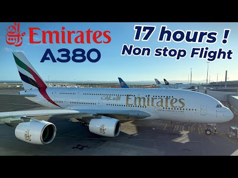 World Longest Airbus A380 Flight ! 🇳🇿 Auckland to Paris - Premium Eco / Emirates (via Dubai DXB) 17h