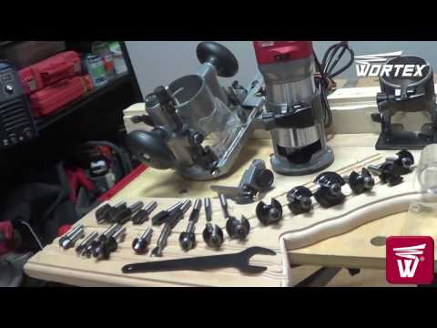 фото фрезер кромочный wortex mm 5013-1 e + аксессуары 710 вт, цанга 6/8 мм, вортекс по дереву ручной  0