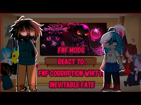 FNF Mods Reaccionan a CORRUPTION Whitty Inevitable Fate (Halloween Special 2/2)español 🇪🇸 inglés 🇺🇸