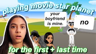 PLAYING MOVIE STAR PLANET FOR THE FIRST TIME - VLOGMAS DAY 11