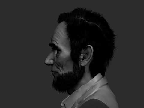 The Great Abraham Lincoln 3D Head Modeling Shorts