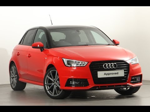 KY17ZYN AUDI A1 SPORTBACK TFSI S LINE BLACK EDITION RED 2017, Derby Audi