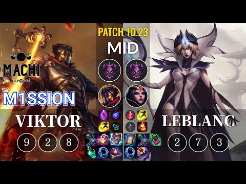 MCX M1ssion Viktor vs LeBlanc Mid - KR Patch 10.23