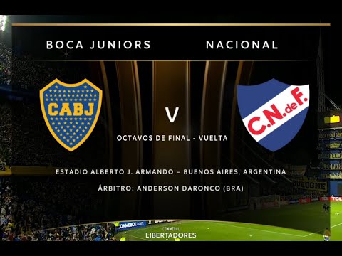 Boca Juniors Vs Nacional (2-2) Octavos de Final Vuelta - Libertadores 2023 - Transmisión completa