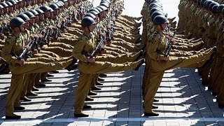 North Korea stages massive parade but focuses on e