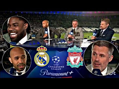 Real Madrid vs Liverpool 1-0 Post Match Analysis by Jamie Carragher,Thierry Henry and Micah Richards