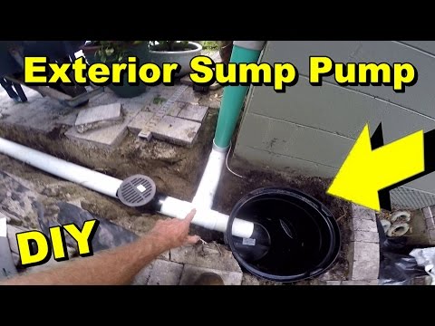 Backyard Sump Pump, Orlando Fl, Crawl Space, Pool Patio Drain, DIY