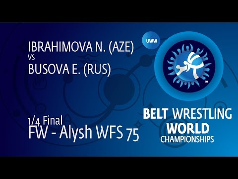 1/4 FW - Alysh WFS 75: N. IBRAHIMOVA (AZE) df. E. BUSOVA (RUS), 4-1