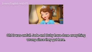 English Speaking Practice with Princess Sofia | Sofia The First [Shadowing Method] Part2