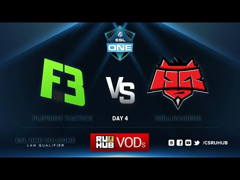 ESL One Cologne Qualifications - FlipSid3 Tactics vs. HellRaisers - de_overpass