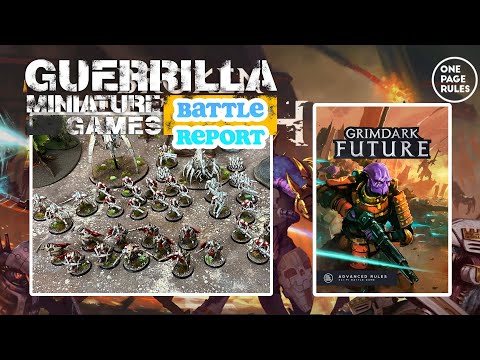 Grimdark Future: ADVANCED RULES Battle Report - Robot Legions vs. Saurian Starhost - 2500pts