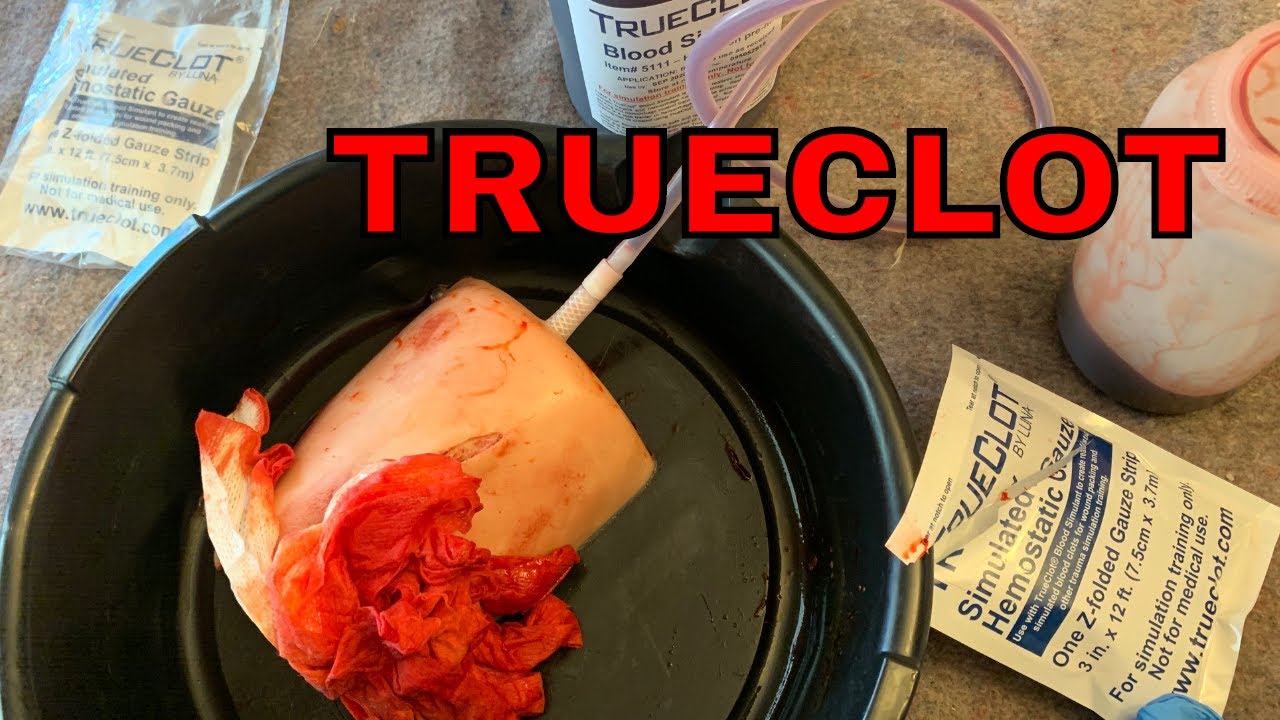 TrueClot Wound Packing Trainer - YouTube