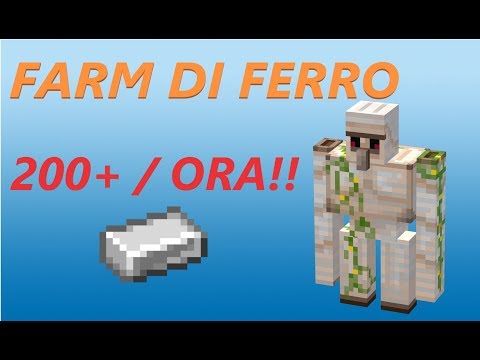 [1.20+] FARM DI FERRO AFK AUTOMATICA MINECRAFT - Redstone Tutorials