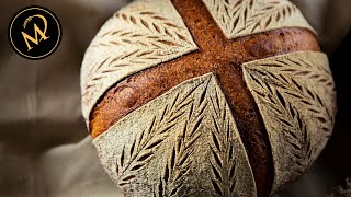 Madre Kreuz Brot I Bread Scoring I Bread Carving - der neue Kurs in der Academy