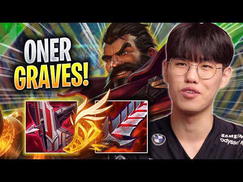 ONER IS SO GOOD WITH GRAVES! - T1 Oner Plays Graves JUNGLE vs Kha'zix! | Season 2023